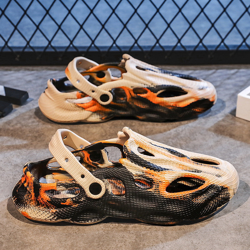 Men's Summer Fashionable Breathable Clog Beach Shoes