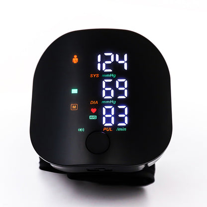 Illuminated Wrist Blood Pressure Cuff