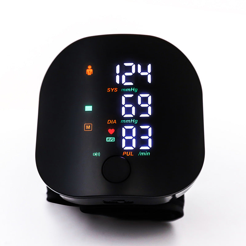Illuminated Wrist Blood Pressure Cuff